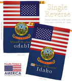 US Idaho - States Americana Vertical Impressions Decorative Flags HG140564 Made In USA