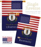 US Kentucky - States Americana Vertical Impressions Decorative Flags HG140569 Made In USA