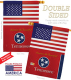 US Tennessee - States Americana Vertical Impressions Decorative Flags HG140594 Made In USA