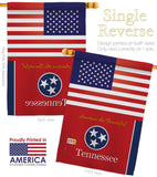 US Tennessee - States Americana Vertical Impressions Decorative Flags HG140594 Made In USA