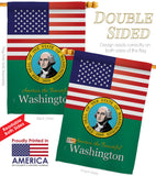 US Washington - States Americana Vertical Impressions Decorative Flags HG140599 Made In USA