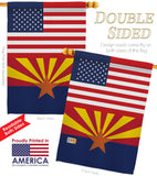 US Arizona - States Americana Vertical Impressions Decorative Flags HG140753 Made In USA