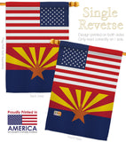 US Arizona - States Americana Vertical Impressions Decorative Flags HG140753 Made In USA