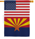 US Arizona - States Americana Vertical Impressions Decorative Flags HG140753 Made In USA