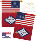 US Arkansas - States Americana Vertical Impressions Decorative Flags HG140754 Made In USA