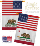 US California - States Americana Vertical Impressions Decorative Flags HG140755 Made In USA