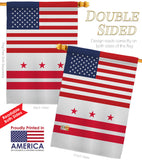 US District of Columbia - States Americana Vertical Impressions Decorative Flags HG140759 Made In USA