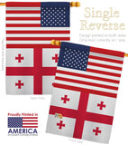 US Georgia - States Americana Vertical Impressions Decorative Flags HG140761 Made In USA