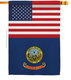 US Idaho - States Americana Vertical Impressions Decorative Flags HG140763 Made In USA