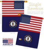 US Kentucky - States Americana Vertical Impressions Decorative Flags HG140768 Made In USA