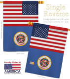 US Minnesota - States Americana Vertical Impressions Decorative Flags HG140774 Made In USA