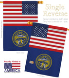 US Nebraska - States Americana Vertical Impressions Decorative Flags HG140780 Made In USA