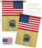 US New Jersey - States Americana Vertical Impressions Decorative Flags HG140785 Made In USA
