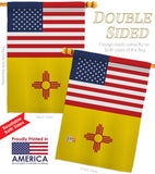 US New Mexico - States Americana Vertical Impressions Decorative Flags HG140786 Made In USA