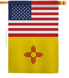 US New Mexico - States Americana Vertical Impressions Decorative Flags HG140786 Made In USA