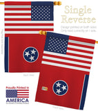 US Tennessee - States Americana Vertical Impressions Decorative Flags HG140802 Made In USA