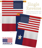 US Texas - States Americana Vertical Impressions Decorative Flags HG140804 Made In USA