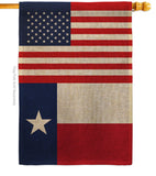 US Texas - States Americana Vertical Impressions Decorative Flags HG140804 Made In USA