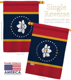 Mississippi - States Americana Vertical Impressions Decorative Flags HG140907 Made In USA