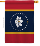 Mississippi - States Americana Vertical Impressions Decorative Flags HG140907 Made In USA