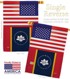 Mississippi US - States Americana Vertical Impressions Decorative Flags HG140909 Made In USA