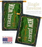 New Jersey Vintage - States Americana Vertical Impressions Decorative Flags HG140975 Made In USA