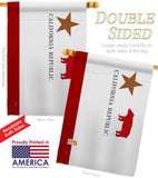 First Bear Flag - States Americana Impressions Decorative Flags HG141190 Made In USA
