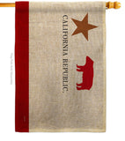 First Bear Flag - States Americana Impressions Decorative Flags HG141190 Made In USA