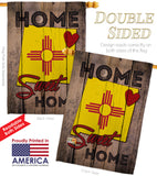 State New Mexico Home Sweet Home - States Americana Vertical Impressions Decorative Flags HG191118 Made In USA