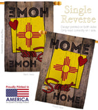 State New Mexico Home Sweet Home - States Americana Vertical Impressions Decorative Flags HG191118 Made In USA