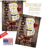 State Rhode Island Home Sweet Home - States Americana Vertical Impressions Decorative Flags HG191156 Made In USA