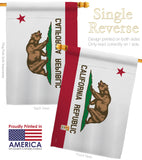 California - States Americana Vertical Impressions Decorative Flags HG191505 Made In USA