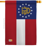 Georgia - States Americana Vertical Impressions Decorative Flags HG191511 Made In USA