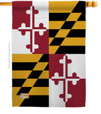 Maryland - States Americana Vertical Impressions Decorative Flags HG191521 Made In USA