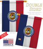 Missouri - States Americana Vertical Impressions Decorative Flags HG191526 Made In USA