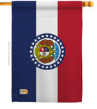 Missouri - States Americana Vertical Impressions Decorative Flags HG191526 Made In USA