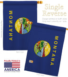 Montana - States Americana Vertical Impressions Decorative Flags HG191527 Made In USA
