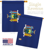 New York - States Americana Vertical Impressions Decorative Flags HG191533 Made In USA