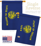 Oregon - States Americana Vertical Impressions Decorative Flags HG191538 Made In USA