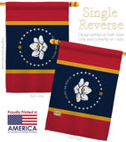 Mississippi - States Americana Vertical Impressions Decorative Flags HG192400 Made In USA