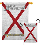 Alabama - States Americana Vertical Impressions Decorative Flags HG108117 Made In USA