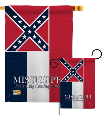 Mississippi - States Americana Vertical Impressions Decorative Flags HG108143 Made In USA