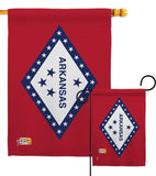 Arkansas - States Americana Vertical Impressions Decorative Flags HG140504 Made In USA