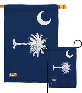 South Carolina - States Americana Vertical Impressions Decorative Flags HG140541 Made In USA