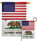 US California - States Americana Vertical Impressions Decorative Flags HG140556 Made In USA