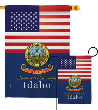 US Idaho - States Americana Vertical Impressions Decorative Flags HG140564 Made In USA