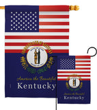 US Kentucky - States Americana Vertical Impressions Decorative Flags HG140569 Made In USA