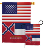 US Mississippi - States Americana Vertical Impressions Decorative Flags HG140576 Made In USA