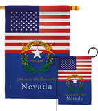 US Nevada - States Americana Vertical Impressions Decorative Flags HG140580 Made In USA