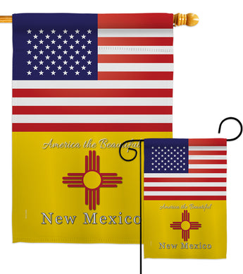 US New Mexico - States Americana Vertical Impressions Decorative Flags HG140583 Made In USA